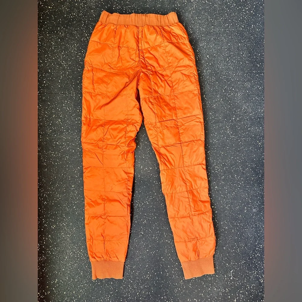 Stoic Vibrant Orange Quilted Pants - Picture 5 of 5